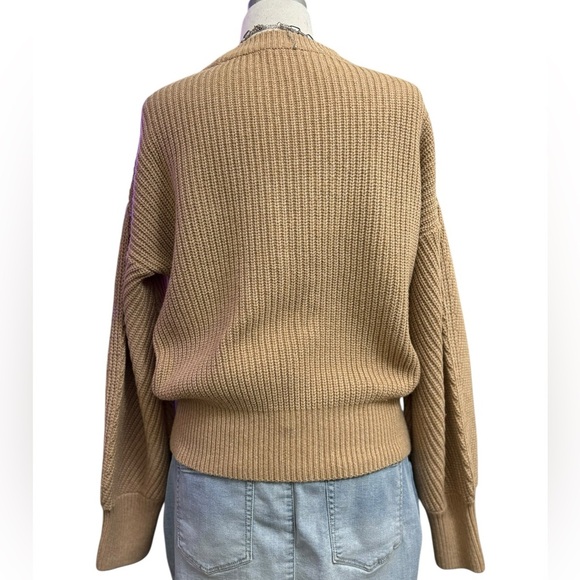 Madewell Fairbanks Merino Wool Blend Pullover Cozy Sweater | Size L - Picture 5 of 8